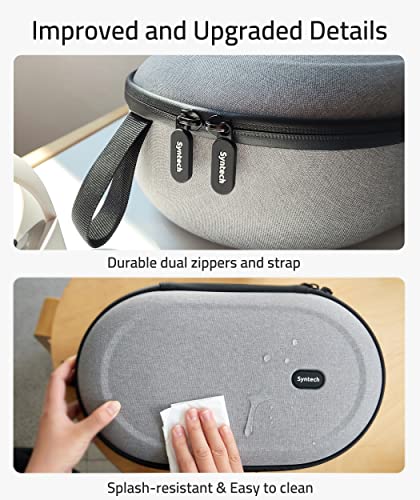 Syntech Hard Carrying Case Compatible with Oculus/Meta Quest 3, Quest 2 Accessories PICO4 VR Headset with Elite Strap, Touch Controllers and Other Accessories, Ultra-Sleek Design for Travel, Gray - ARVRedtech.com | AR & VR Education Technology