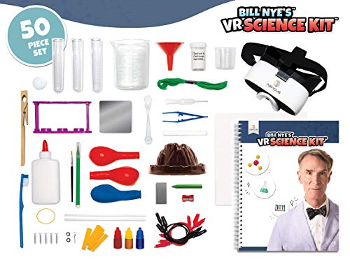 Abacus Brands Bill Nye's VR Science Kit - Virtual Reality Kids Science Kit, Book and Interactive STEM Learning Activity Set (Full Version - Includes Goggles) - ARVRedtech.com | AR & VR Education Technology