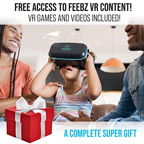 Bnext VR Headset Compatible with iPhone & Android Phone - VR Headset for  Phone - Universal Virtual Reality Goggles for Kids and Adults - Cell Phone  VR