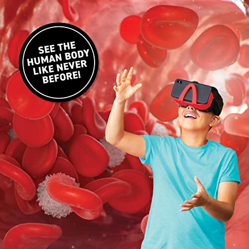 Abacus Brands Virtual Reality Human Body - Illustrated Interactive VR Book  and STEM Learning Activity Set