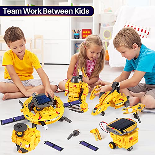 STEM Projects for Kids Age 8-12, Science Kits for Boys, Solar Robot Sp –