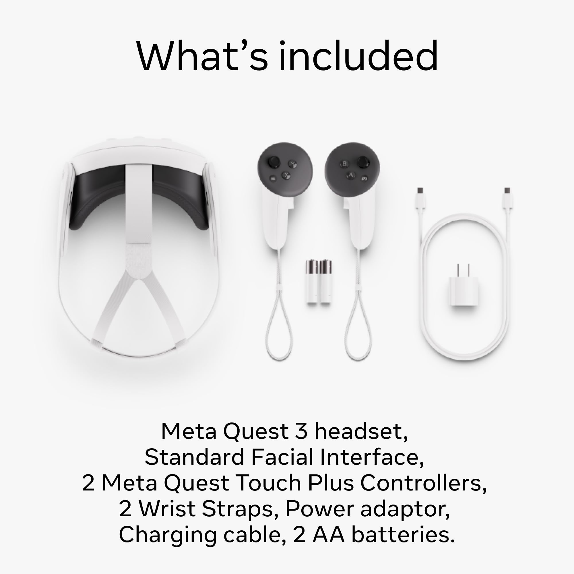 Meta Quest 3 128GB— Breakthrough Mixed Reality — Powerful